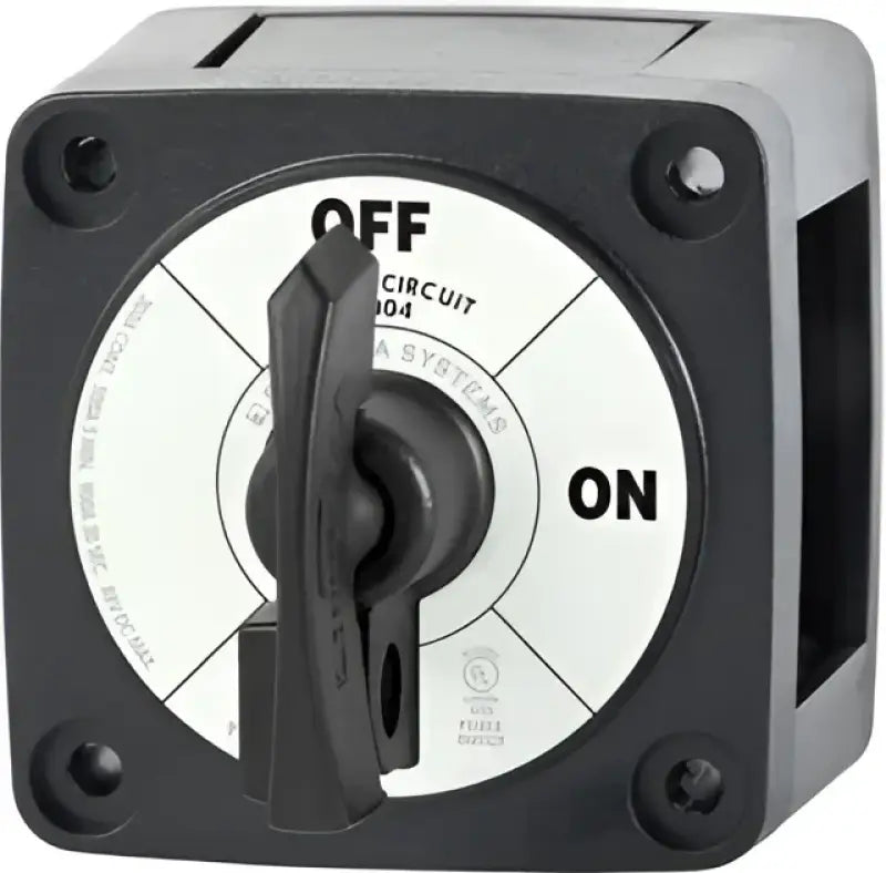 6004200-BSS Blue Sea Switch Battery M On/Off Locking Bla - Disconnect
