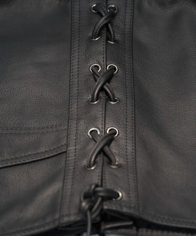 #6049 489-1070~2 Six Shooter Vest Black Sm 