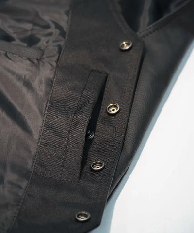 #6049 489-1070~7 Six Shooter Vest Black 3x 