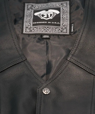 #6049 489-1070~8 Six Shooter Vest Black 4x 