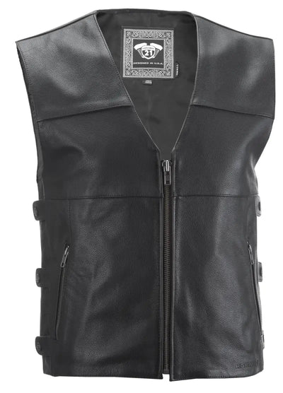 #6049 489-1072~2 12 Gauge Vest Black Sm 