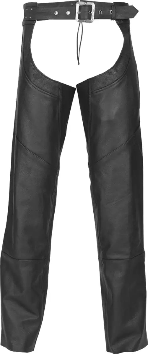 #6049 489-1090~7 Maverick Chaps Black 3x 