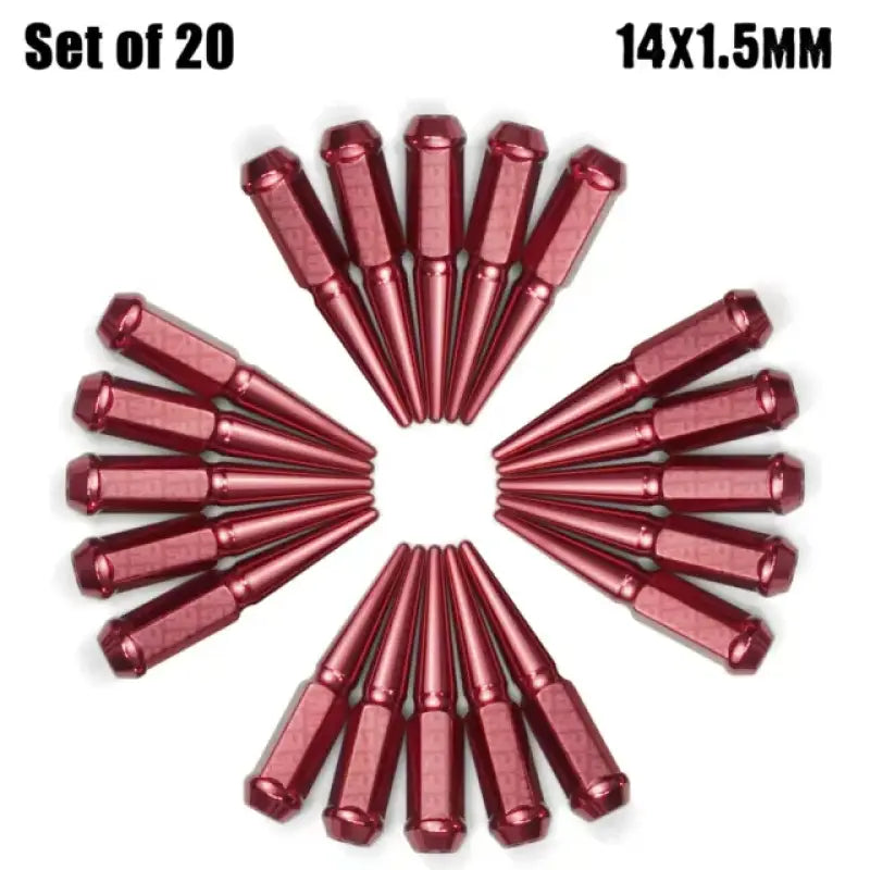 Red Twenty Dorman Whl Bolt Lug Nuts for vehicle wheel fitting 610-018.1