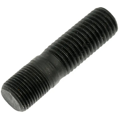 Black threaded metal wheel stud for Dorman HD Wheel and heavy-duty wheel applications