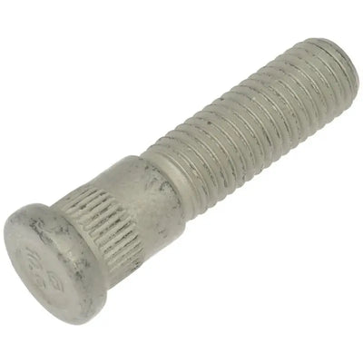 Metal wheel stud with threads for Dorman wheel stud replacement on Dorman wheel