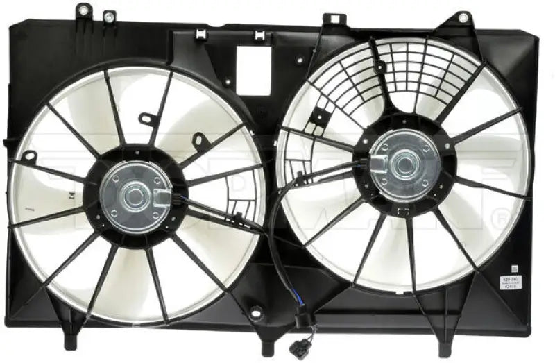 Dorman Dual Fan Assembly shows durable Dorman Dual Fan for efficient cooling