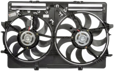 Dual electric radiator fan assembly for Dorman Dual Fan Assembly in top cooling performance