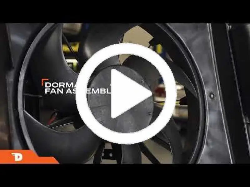 Black automotive cooling fan assembly for Dorman Dual Fan Xd vehicle cooling system
