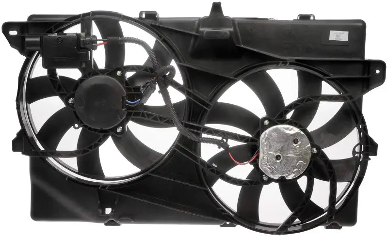 Black dual fan assembly for Dorman Dual Fan XD vehicle cooling system