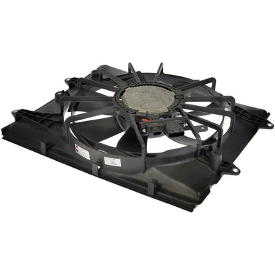 Black plastic Dorman radiator fan assembly for optimal engine cooling