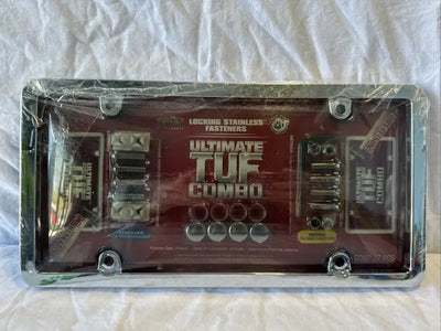 62320 Cruiser Novelty Plate Lock Chrom - License Frame
