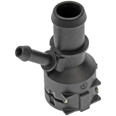 Black plastic coolant fitting for Dorman Heater Hose Connector, ideal heater hose connector replacement
