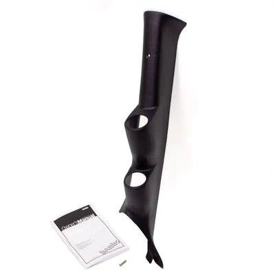 Black triple gauge pillar for Banks Gauge Pillar fits right in your gauge pillar setup
