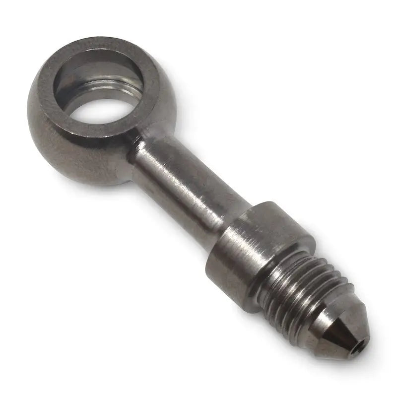 Metal banjo fitting with threaded end for 640473 Russell Edel Bnjo 10mm 3/8 ID to 3A