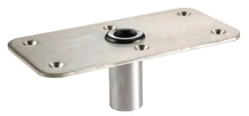Metal table mounting plate for Attwood Marine Base 64839 Marine Base 4x8 SS