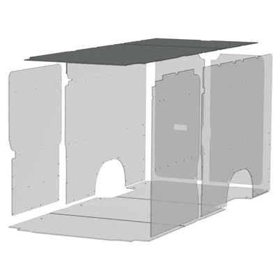 Van interior paneling kit with Legend Fleet Duratherm ceiling liner for Duratherm ceiling style
