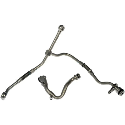 Metal fuel lines from 667-055 Dorman Turbo Line Kit for turbo line replacement