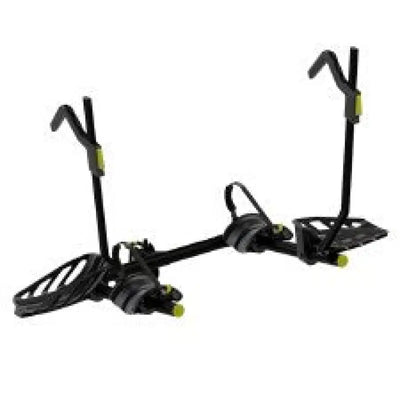 Black two-bike carrier for Swagman Okanagan bike rack, bikes securely transported