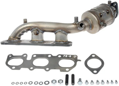 673-564 Dorman Manifold Converter with installation hardware and gaskets, engineered for durability and improved exhaust efficiency.