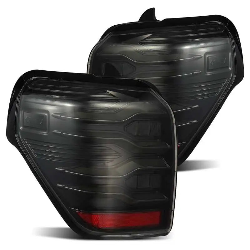 AlphaRex 690030 AlphaRex 10-21 Toyota 4Runner LUXX LED Taillights Alpha Blk w/Activ Light/Seq Signal