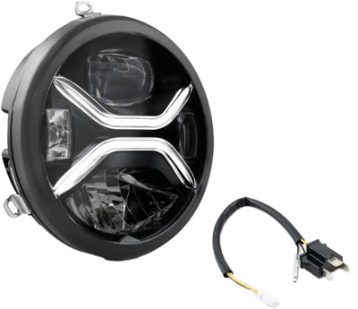 7-Inch Zenith H4 LED Motorcycle Headlight with Easy Installation - KOSO