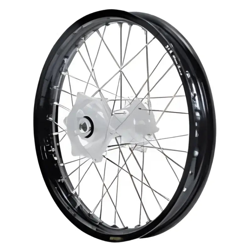 70-3000SS Dubya Front Wheel 1.60 X 21 Silver Haan Hub Rim - Wheels