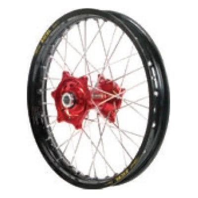 70-3061DB-A60 Dubya Rear Wheel 2.15 X 18 Blue Haan Hub Black A60 Rim - Wheels