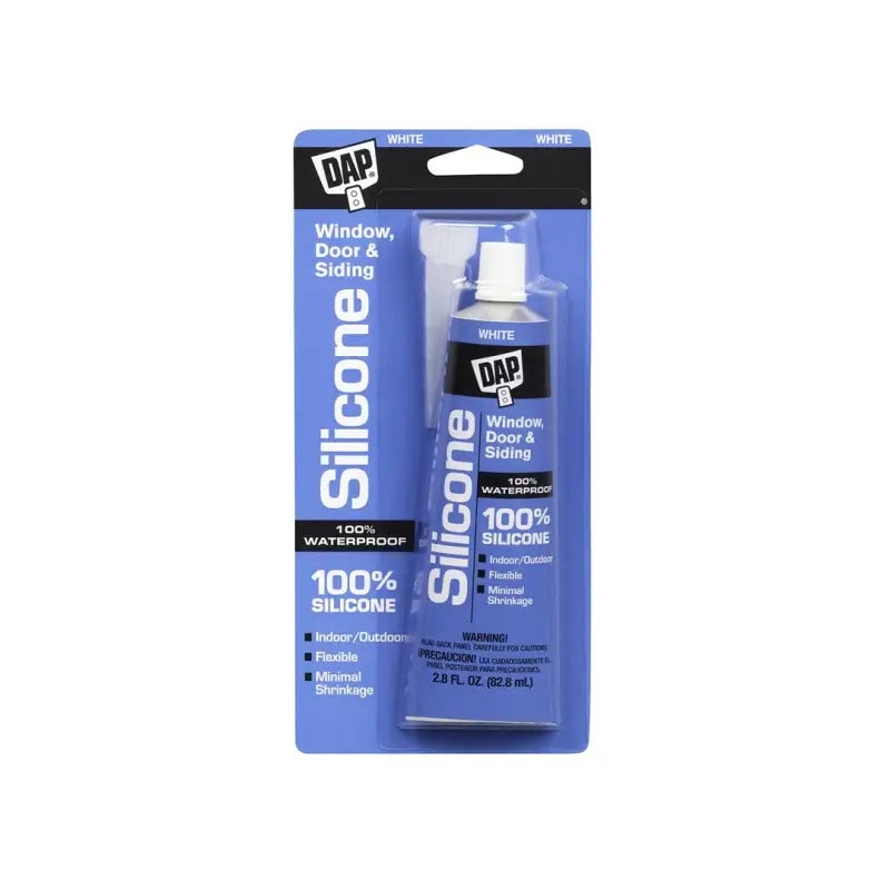 7079800752 DAP 100% Silicone W&D White