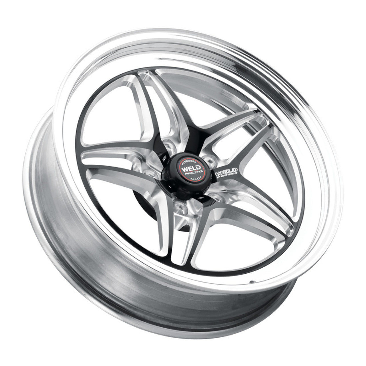 Weld S81 17x10 / 5x4.75 BP/ 7.2in. BS (43mm Offset) Black Wheel 3.18 ID (High Pad) - Single Beadlock - 81HB7100N72F