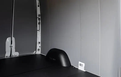 Van interior featuring Legend Fleet Connect Swb ceiling in grey for fleet connect swb models