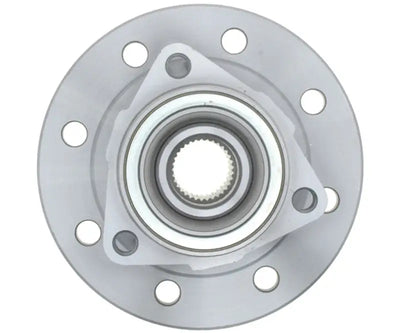 Silver Raybestos wheel hub assembly for reliable wheel hub performance