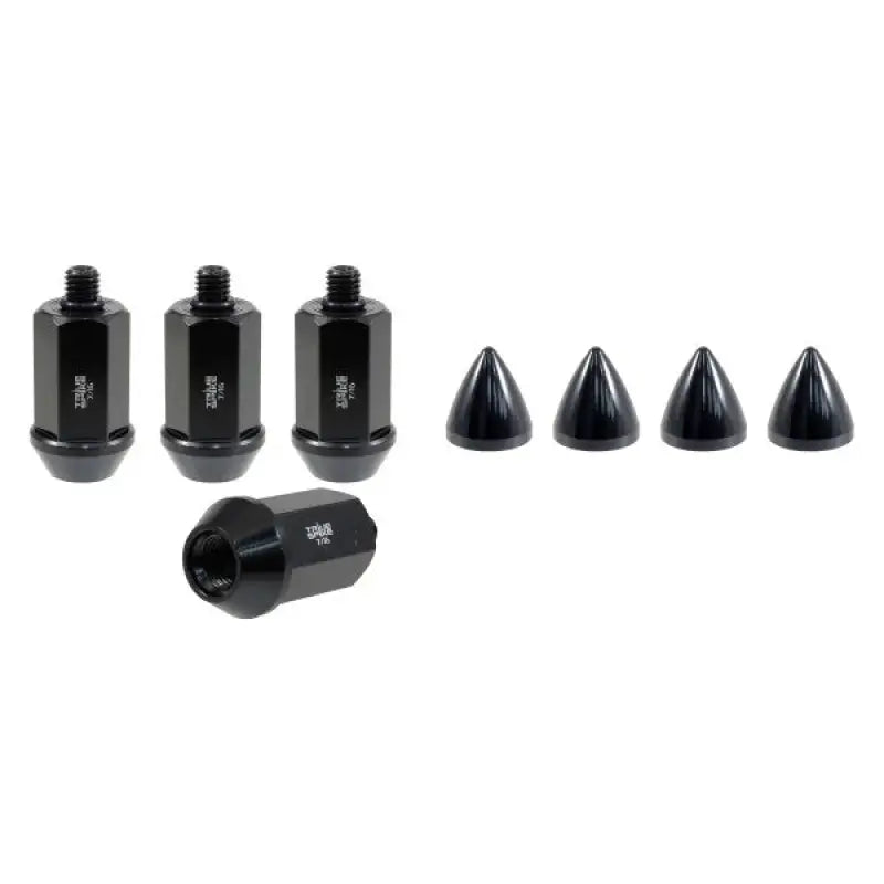 Black lug nuts and spike caps for 71620K175 True Spike Wheel installation kit