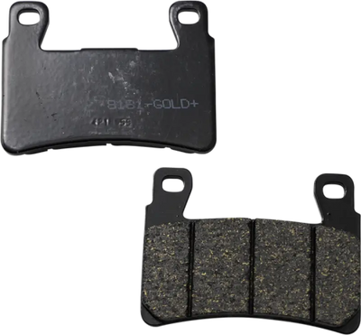 Dark grey Lyndall Brakes Gold Plus disc brake pads for stopping power on 200mm tires