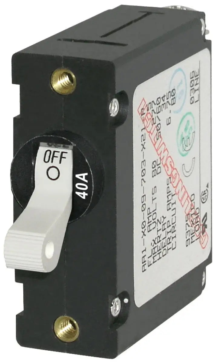 7226-BSS Blue Sea Circuit Breaker Aa1Toggle 40A Wht