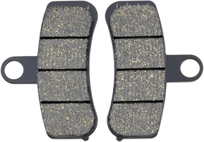 Dark grey Lyndall Brakes rear extreme brake pads with four grooves for XTRM 04-13XL