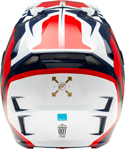 73-0037YL Yth Formula Cp Krypton Helmet Red/White/Navy Yl - RV and Auto Parts