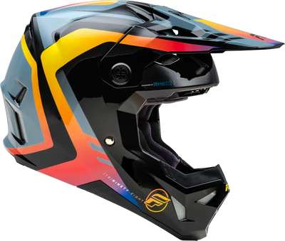 73-0038YL Yth Formula Cp Krypton Helmet Grey/Black/Electric Fade Yl - RV and Auto Parts