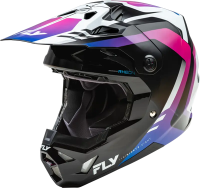 73-0039YL Yth Formula Cp Krypton Helmet White/Black/Purple Yl - RV and Auto Parts