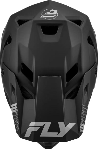 Black full-face helmet 73-3613L Rayce Helmet Matte Black Lg for Fly Racing enthusiasts