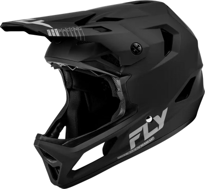 Black full-face helmet 73-3613XS Rayce Helmet Matte Black Fly Racing gear