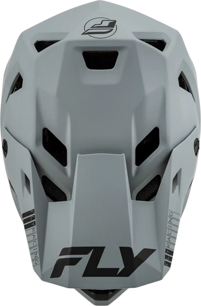 Gray motocross helmet 73-3614X Rayce Helmet Matte Grey XL for Fly Racing or Rayce Helmets