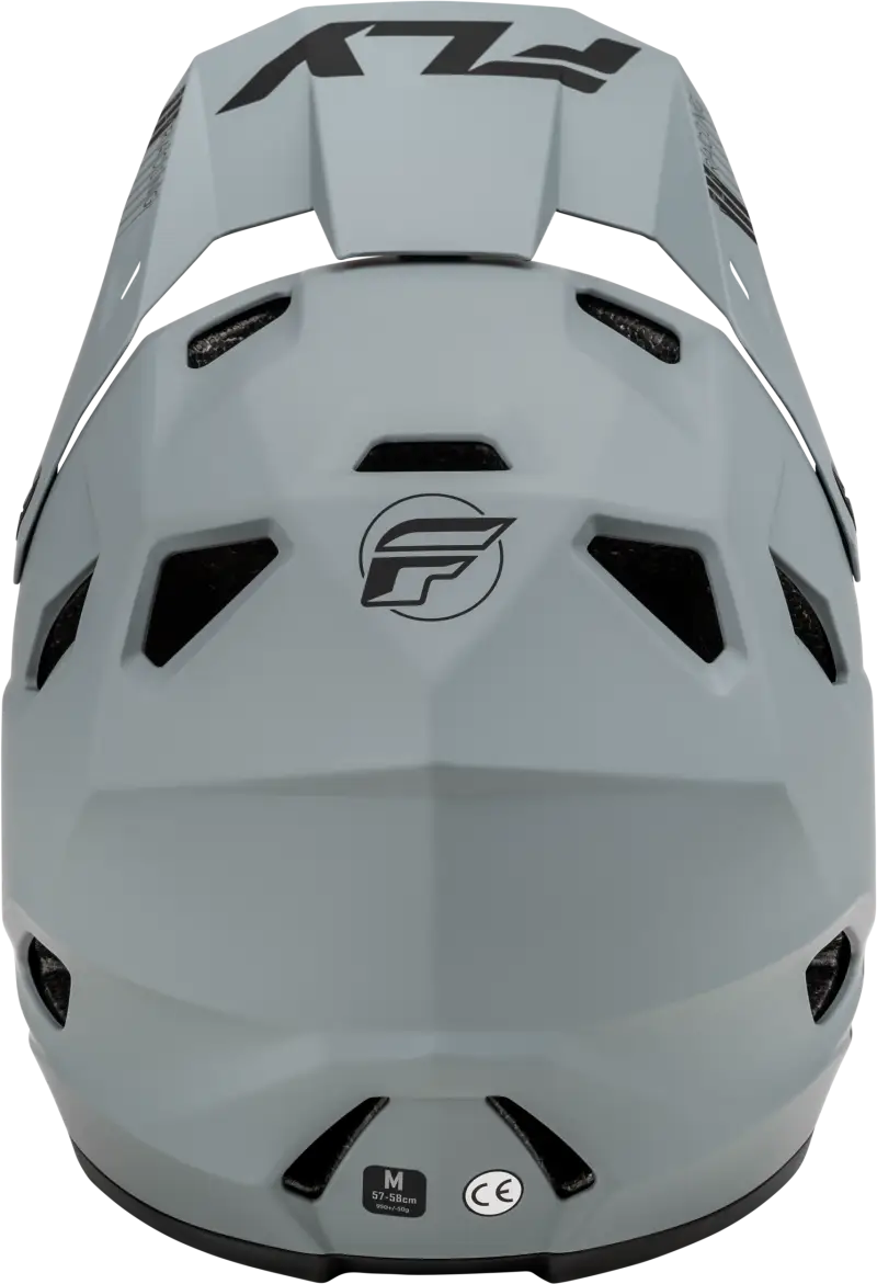 Gray FLY racing helmet Youth Rayce Helmets 73-3614YM for young racers
