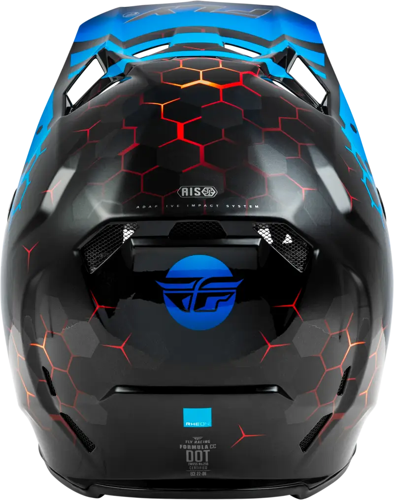 73-4330M Formula Cc Tektonic Helmet Black/Blue/Red Md - RV and Auto Parts