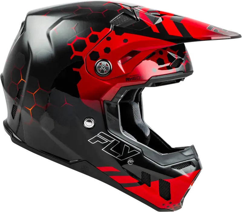 73-4331M Formula Cc Tektonic Helmet Black/Red/Orange Md - RV and Auto Parts