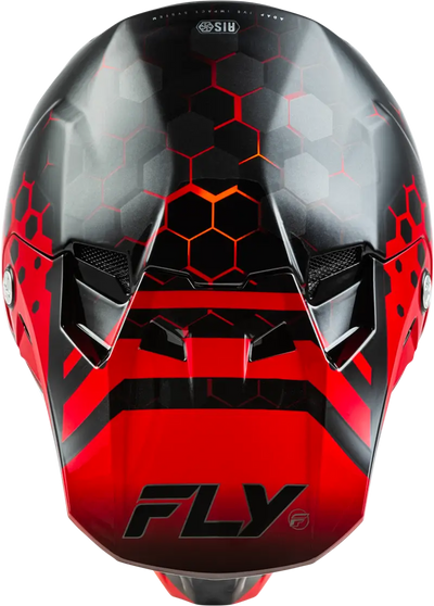 73-4331YL Youth Formula Cc Tektonic Helmet Black/Red/Orange Yl - RV and Auto Parts
