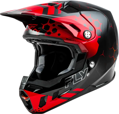 73-4331YL Youth Formula Cc Tektonic Helmet Black/Red/Orange Yl - RV and Auto Parts