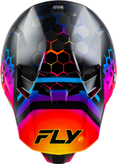 73-4332YL Youth Formula Cc Tektonic Helmet Black/Sunset Yl - RV and Auto Parts