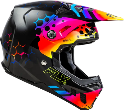 73-4332YL Youth Formula Cc Tektonic Helmet Black/Sunset Yl - RV and Auto Parts