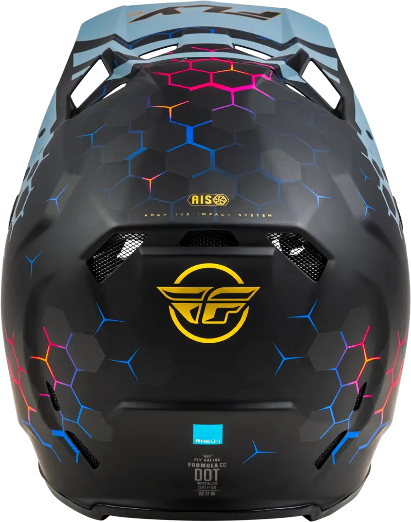 73-4333S Formula Cc Tektonic Helmet Matte Black/Slate/Blue Sm - RV and Auto Parts