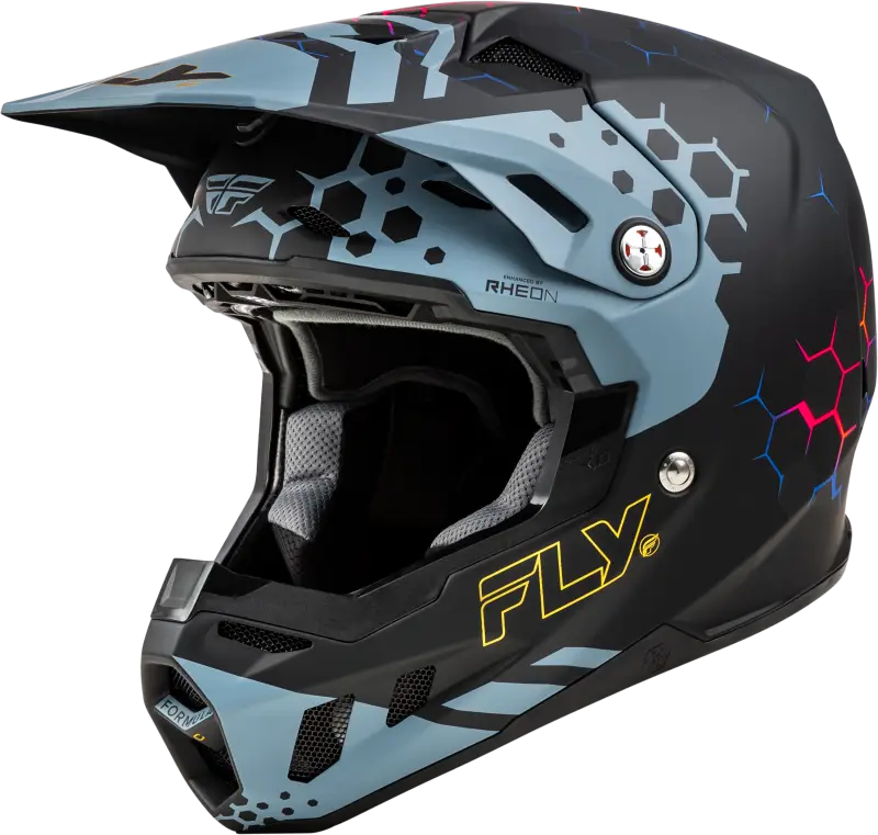 73-4333XS Formula Cc Tektonic Helmet Matte Black/Slate/Blue Xs - RV and Auto Parts
